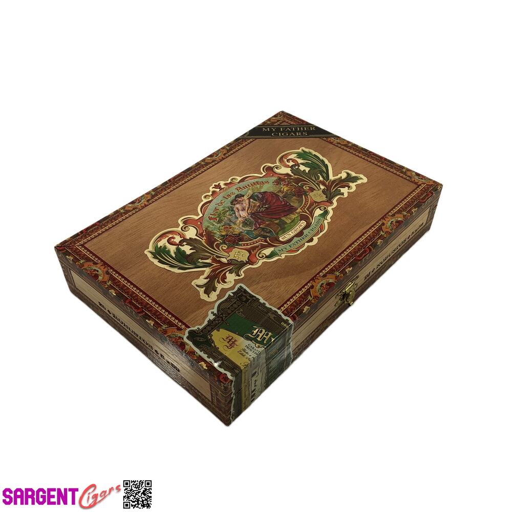 Flor De Las Antillas Robusto Empty Wooden Cigar Box 9x6x1.75